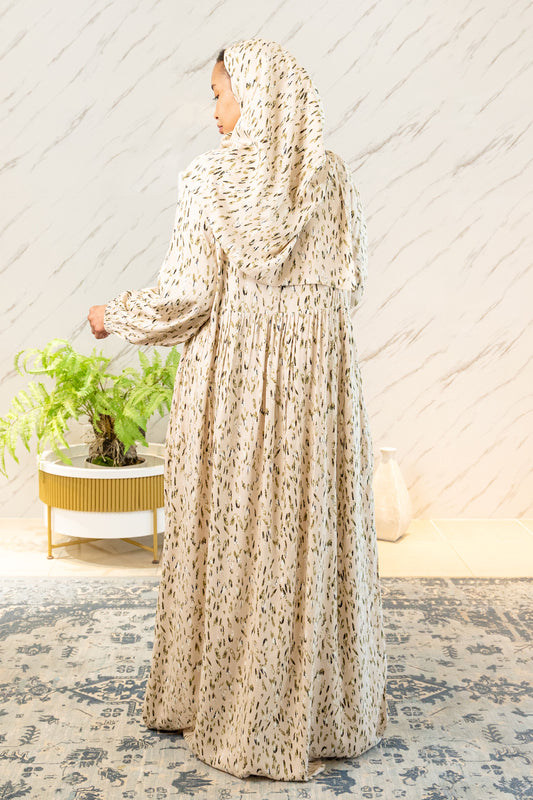 BEIGE HAJJ ABAYA