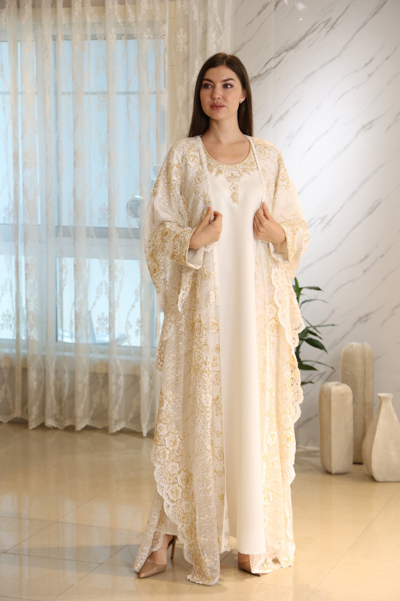 Guipure Kaftan
