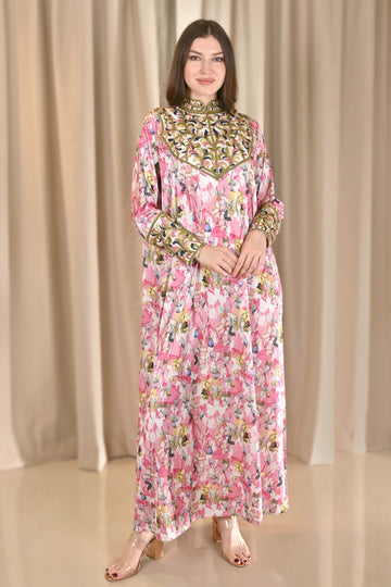 BLUSH PINK & SOFT FLORAL PRINT