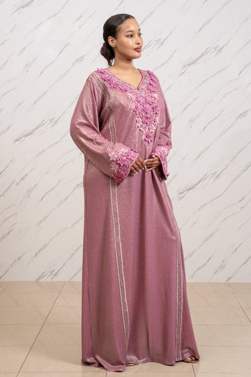 WARD AL-DUSK COUTURE EMBROIDERED DRESS