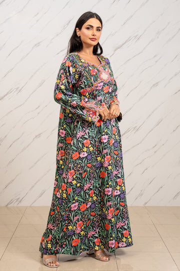 DARK HANDMADE SWISS COTTON DRESS